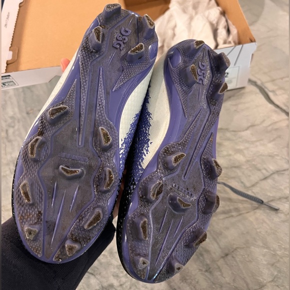 DSG Speed Viper Soccer Cleat - Youth Size 2 in Black and Purple - Picture 3 of 6